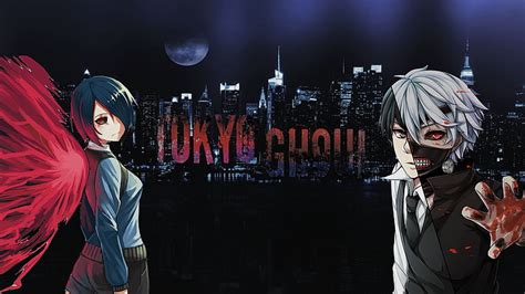 Hd Wallpaper Anime Tokyo Ghoul Ken Kaneki Touka Kirishima