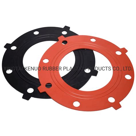 China Factory NBR Nitrile Rubber Gasket EPDM Round Flat Gasket FKM Seal