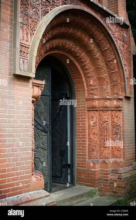 Entrance Arch Of Watts Cemetery Chapel Compton Guildford Surrey