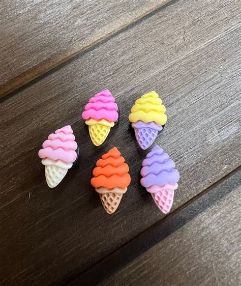 Ice Cream Cone Croc Jibbitz Etsy