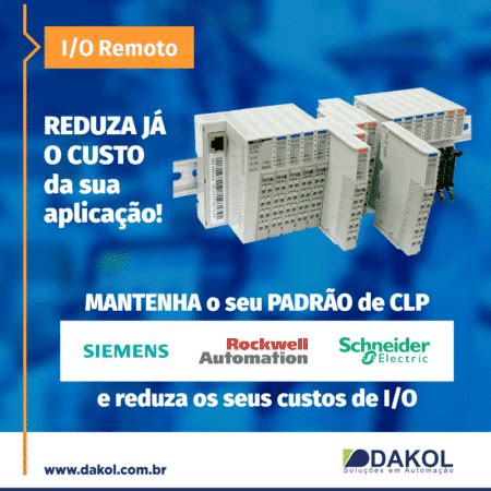 I O Remoto Flexibilidade baixo custo DAKOL Soluções em Automação