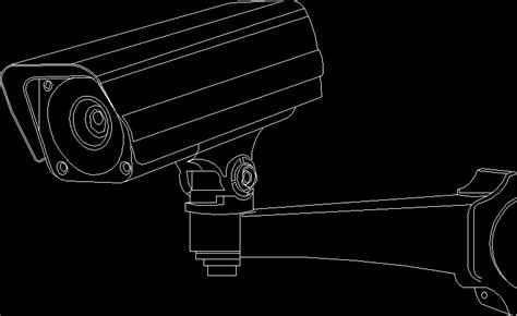 Cctv Camera In Autocad Cad Library