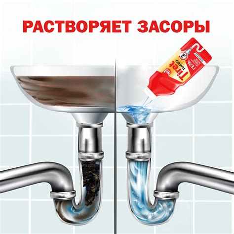 Гель для устранения засоров Tiret Turbo 1л - купить с доставкой в Vprok ...