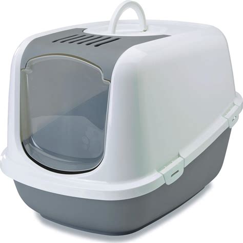 Xxl Cat Toilet Nestor Jumbo White Grey Specifically For Large Cat