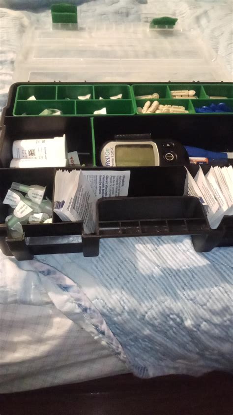 my diabetes box organizer aplace for everything & everything in its ...