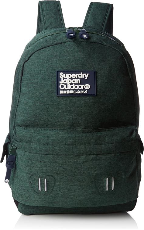 Superdry Unisex Adults Backpack Green Xkf 40 Cm Uk