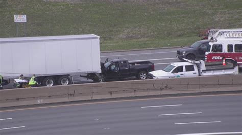 I 90 West Lanes Reopen After Truck Crash Slowed Traffic