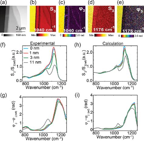 S Snom Images And Nano Ftir Of Mica On Sio Substrate A Topography