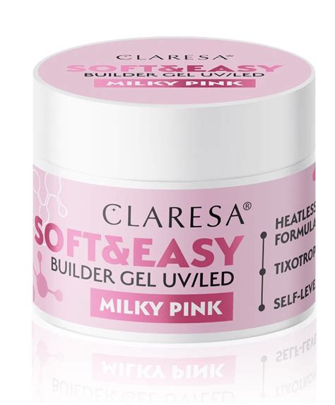 Claresa Soft And Easy Builder Gel Uv Led Milky Pink G