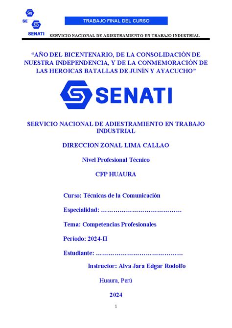 SPSU 865 Formato Alumno Trabajo Final 2024 20 SERVICIO NACIONAL DE