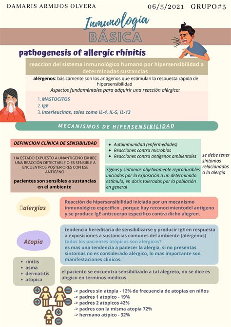 ABBAS Resumen 4 inmunología tendencia hereditaria de sensibilizarse