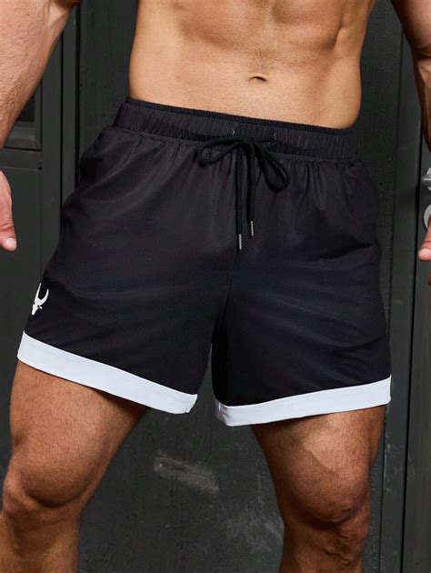 Manfinity Sport Corelite Shorts Esportivos Masculinos Color Block