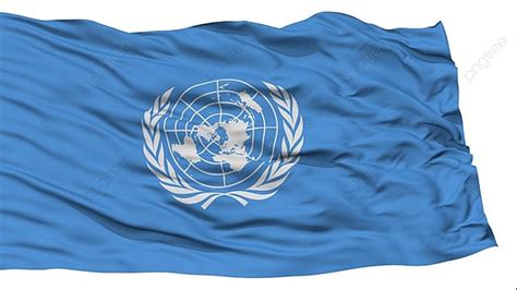 Isolated United Nations Flag Background Flags Countries Flying