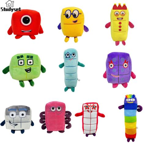 Studyset IN stock Cartoon Numberblocks Plush Doll Toy Stuffed Children ...