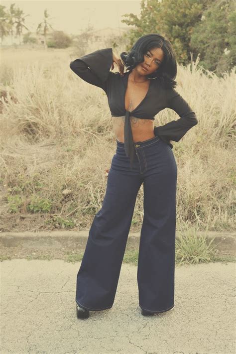 Diy 70s Inspired Crop Top And Wide Leg Jeans 70s Boho Tie Front Crop