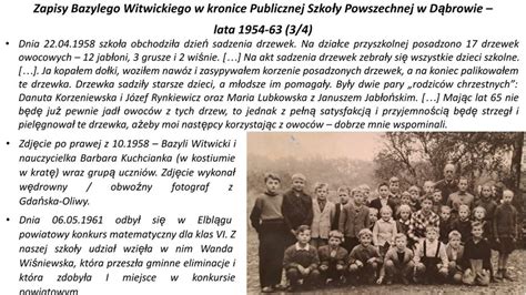 Opowieści O Dąbrowie Odc 4 Lata 1954 72 Na Podstawie Kroniki