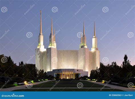 Washington DC Mormon Temple Royalty-Free Stock Photo | CartoonDealer ...