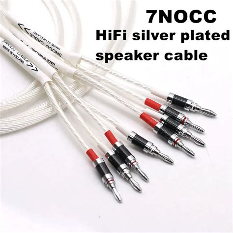 Meeaocc Core Hifi Silver Plated Speaker Cable Hi End N Occ Speaker