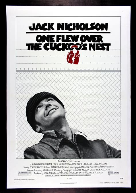 One Flew Over The Cuckoo's Nest Movie Poster