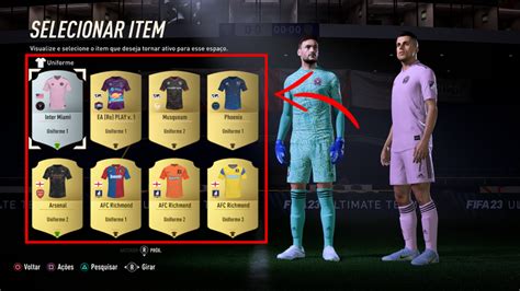 Fifa 23 Como Mudar O Uniforme Do Time No Ultimate Team