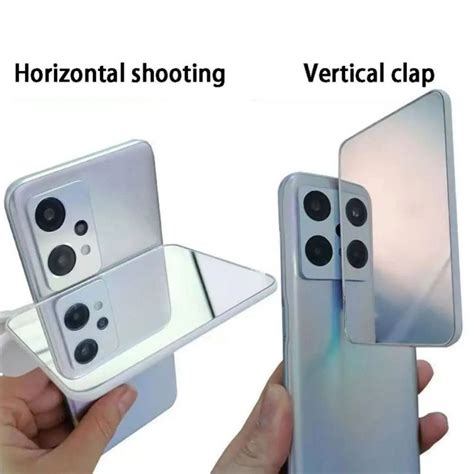 Tarduan Horizontal Vertical Smartphone Camera Mirror Reflection Mirror