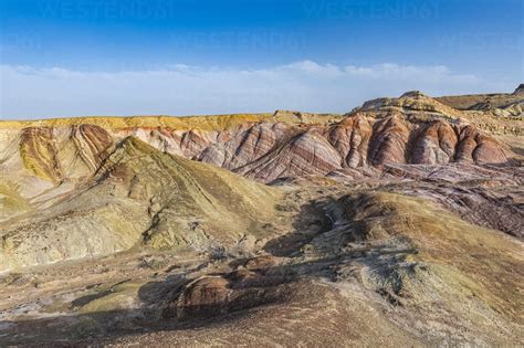 Multiple Coloured Landscape Kyzylkup Mangystau Kazakhstan Central