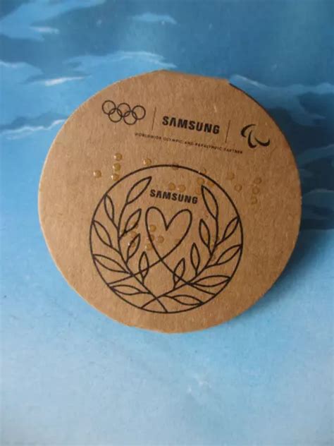 Pins Pin Jeux Olympiques Jo Paris 2024 Samsung Coeur Neuf Sous