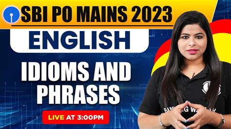 Sbi Po Mains Idioms And Phrases Concept Tricks Sbi Po