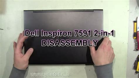 Dell Inspiron 7591 2 In 1 Take Apart Partial Lower Base Disassembly