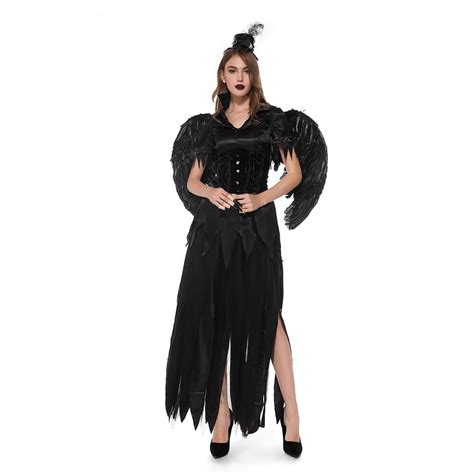 Sexy Dark Angel Cosplay Costume Women Halloween Role Playing Angel Cosplay Fancy Party Dress Up