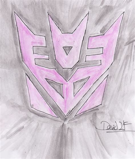 Decepticon logo fan art | Decepticon logo, Logo fans, Fan art