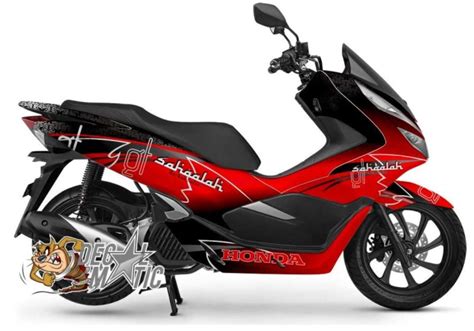 Jual Decal Full Body Motor Honda Pcx Livery Bis Shantika