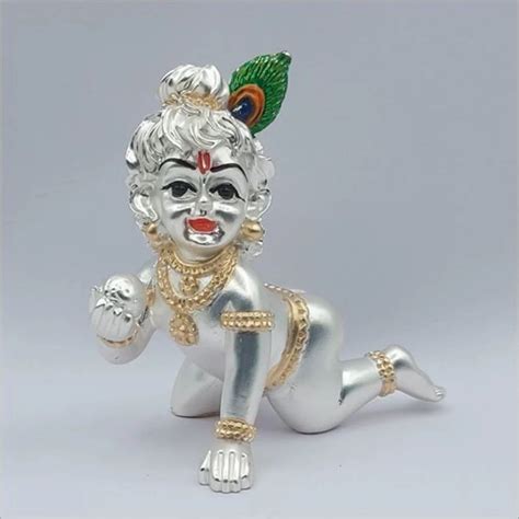 Silver Laddu Gopal Statue Packaging Type Packet At Rs 450 In Mumbai