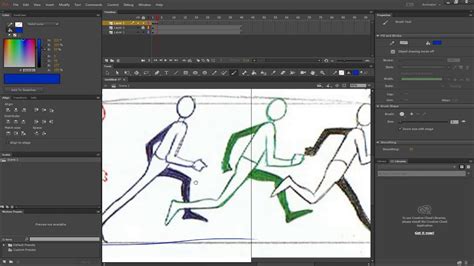 Adobe Animate Combining Frame By Frame Run Cycle And Tweens To Make A