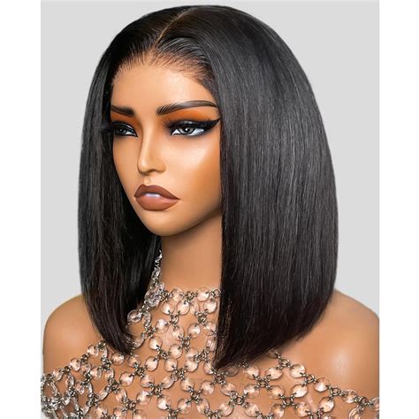 Amazon Arabella Hair 12inch 6x6 Bob Wig Human Hair Real 210