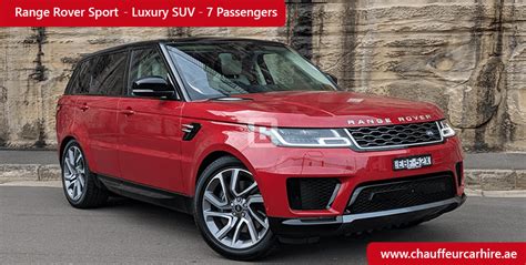 Range Rover Sport Chauffeur Car Hire Dubai Rent A Car With Driver