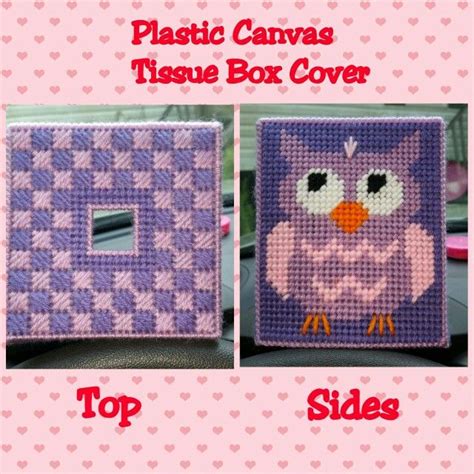 Owl Tissue Box Cover Done In Plastic Canvas Plastic Canvas Patterns