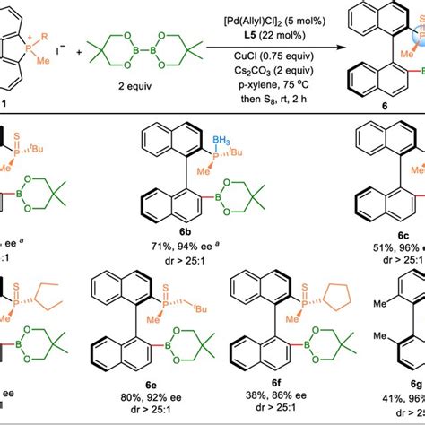 Substrate Scope Of Enantioselective Alkynylation Of CP Bond Reaction