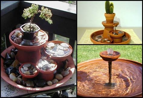 Diy Clay Pot Fountain