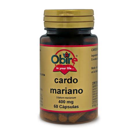 CARDO MARIANO 400 MG 60 CAPSULAS OBIRE | Natural Essencial