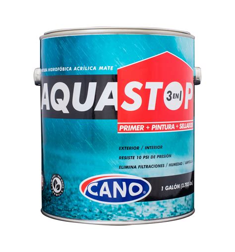 Pintura Cano Hidrofuga Aqua Stop Blanco 00 1 Gl Innova Centro