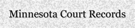 Minnesota Court Records