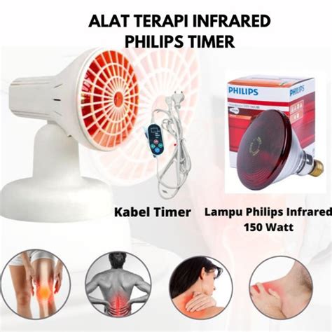 Promo Lampu Terapi Infra Merah Watt Alat Infrared Lampu Philips