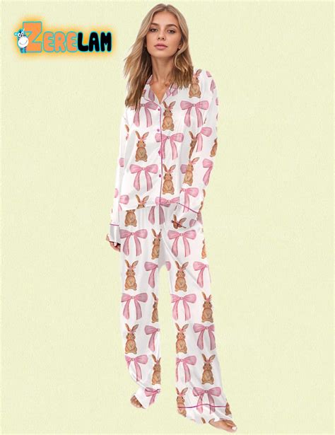 Coquette Easter Bunny Pajama Set - Zerelam