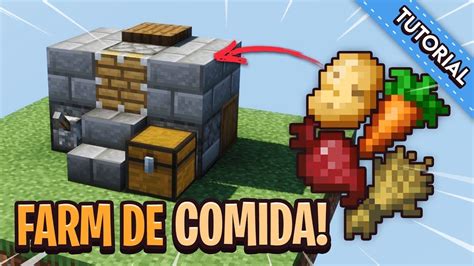 Farm Trigo Batata Cenoura E Beterraba RÁpida E FÁcil Minecraft Youtube