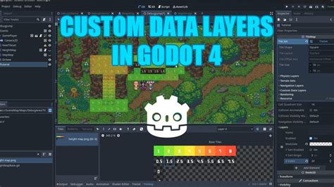 How To Use Custom Data Layers In Tilemaps Godot Tutorial Youtube