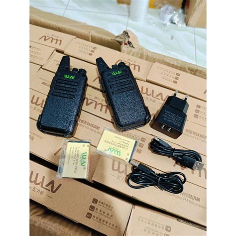 Jual Ht Wln Wlan C Uhf Handy Talky Walkie Talkie Two Way Radio Kd C