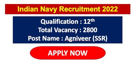 Indian Navy Recruitment India S No Job Site