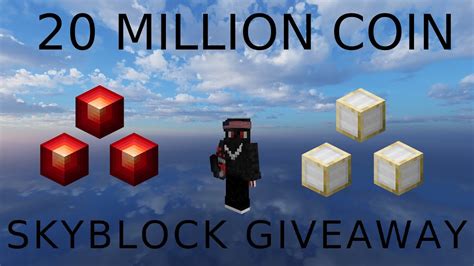 20 MILLION Coin Hypixel Skyblock GIVEAWAY YouTube