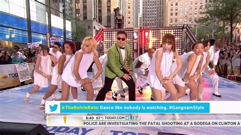 120914 Psy 싸이 Gangnam Style 강남스타일 Today Show Hd 3d Available Youtube